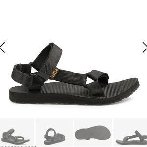 Black Teva Sandals